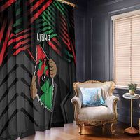 Libya In My Veins Window Curtain - Wonder Print Shop