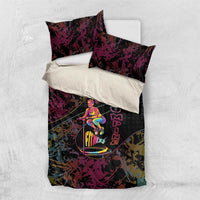 Jumping Fitness Bedding Set Trampoline Workout Pop Art