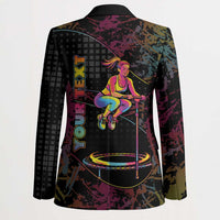 Personalized Jumping Fitness Blazer Trampoline Workout Pop Art