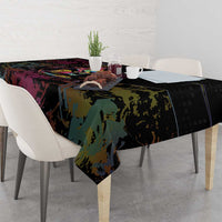 Jumping Fitness Tablecloth Trampoline Workout Pop Art