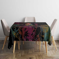 Jumping Fitness Tablecloth Trampoline Workout Pop Art