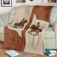Cowboy Blanket Horse Riding Retro Western Yoke