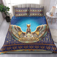 Egyptian Goddess Isis Bedding Set Ancient Mythology Winged Queen