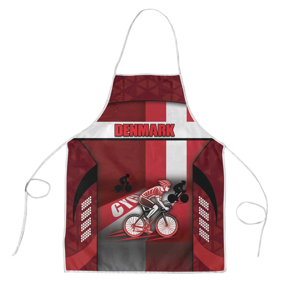 Denmark Cycling Apron Sporty Style Red - Wonder Print Shop