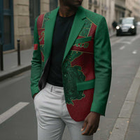 Personalized Morocco Blazer Royal Lion Islam Patterns - Wonder Print Shop