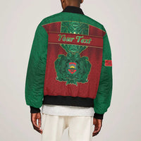 Personalized Morocco Bomber Jacket Royal Lion Islam Patterns - Wonder Print Shop
