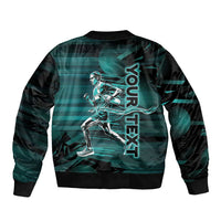 Personalized Running Bomber Jacket Infinite Sprint Energy