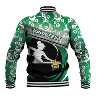 Personalized Billiards Baseball Jacket Master Of The Cue