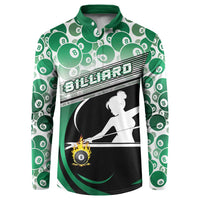 Personalized Billiards Button Sweatshirt Master Of The Cue