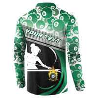 Personalized Billiards Button Sweatshirt Master Of The Cue