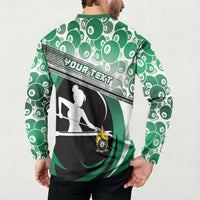 Personalized Billiards Button Sweatshirt Master Of The Cue