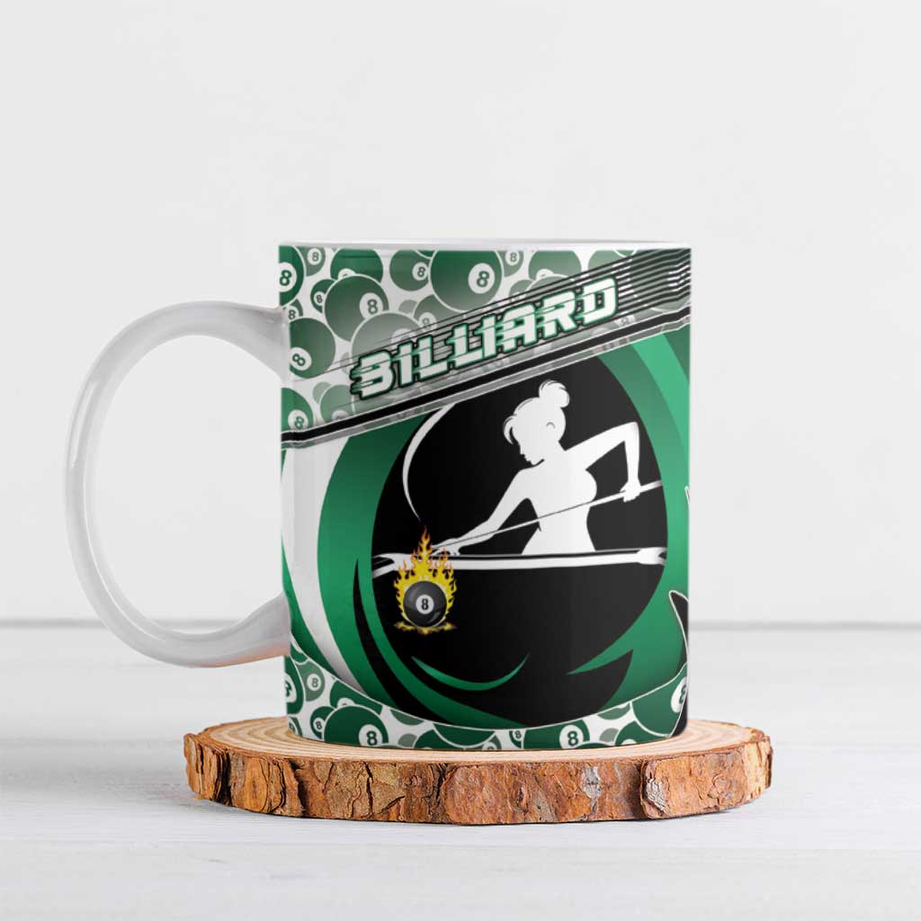 Personalized Billiards Ceramic Mug Master Of The Cue