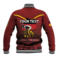 Personalized Germany Cycling Baseball Jacket Ride For Life - Wonder Print Shop