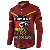 Personalized Germany Cycling Button Sweatshirt Ride For Life - Wonder Print Shop