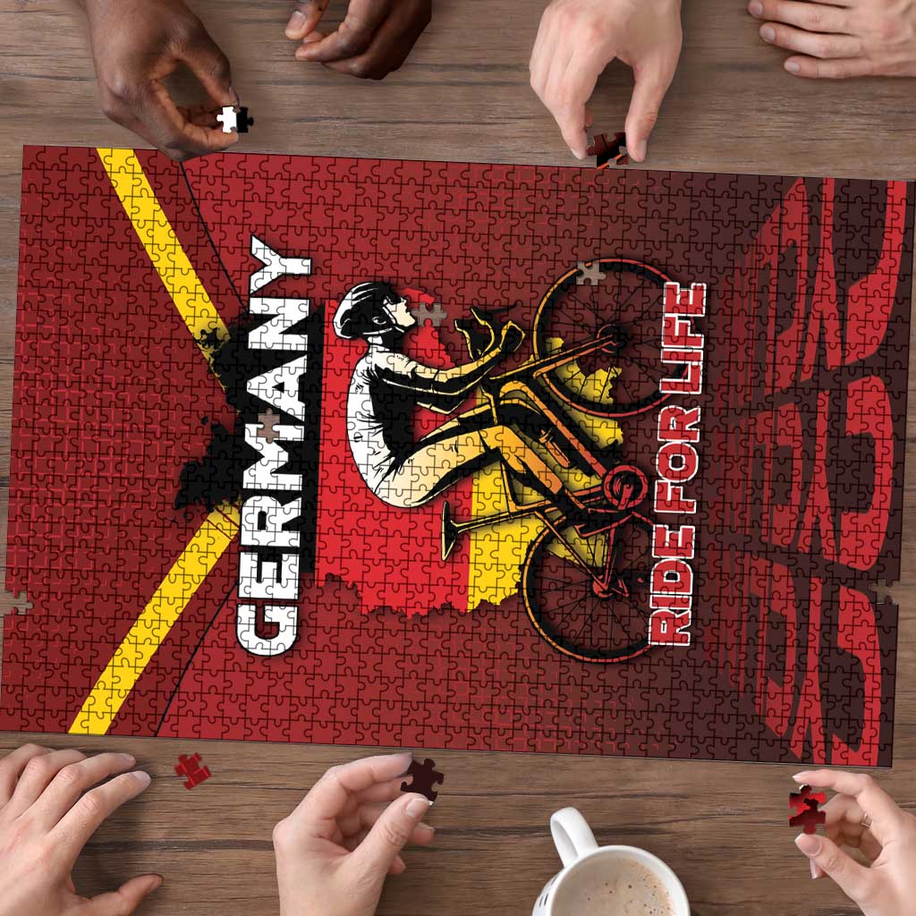 Germany Cycling Puzzle Ride For Life - Wonder Print Shop