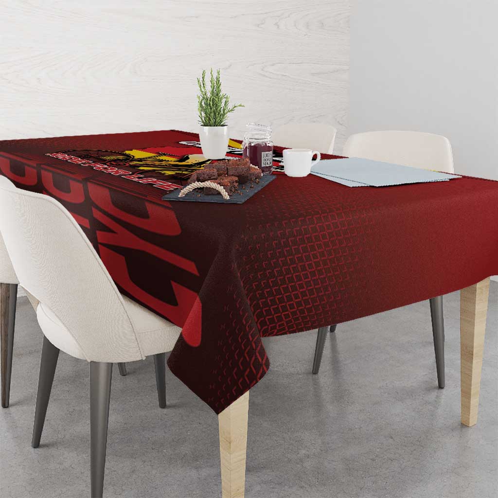 Germany Cycling Tablecloth Ride For Life - Wonder Print Shop