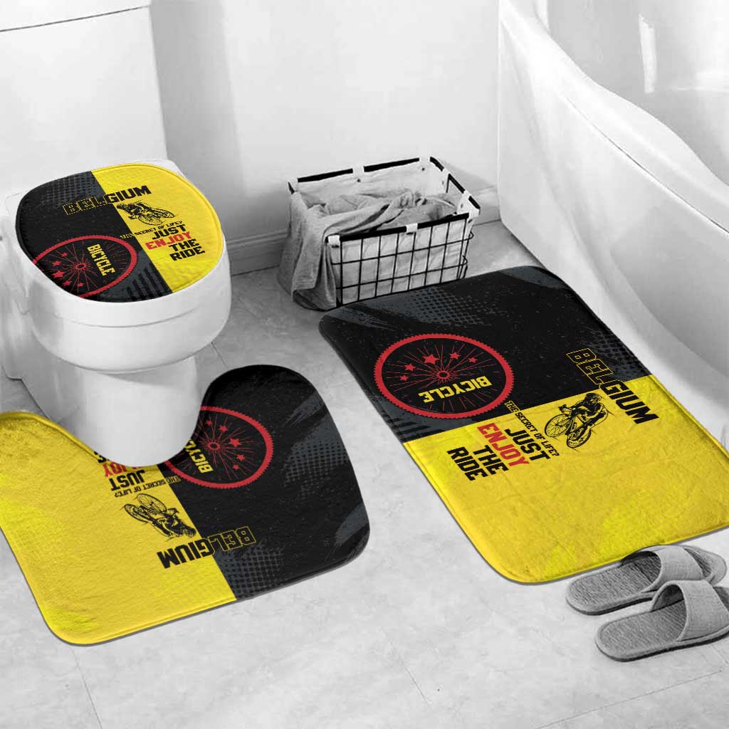 Belgium Cycling Bathroom Set Just Enjoy The Ride - Wonder Print Shop