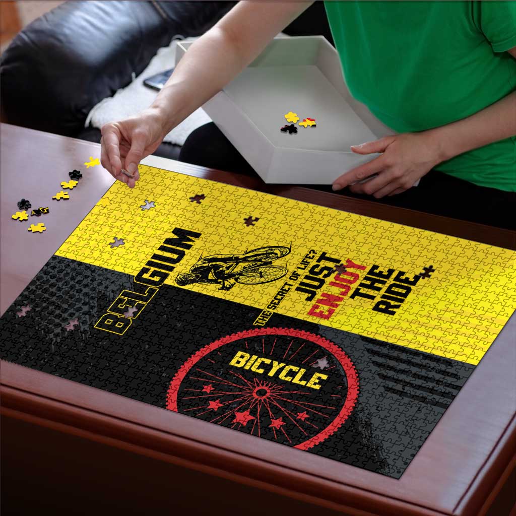 Belgium Cycling Puzzle Just Enjoy The Ride - Wonder Print Shop