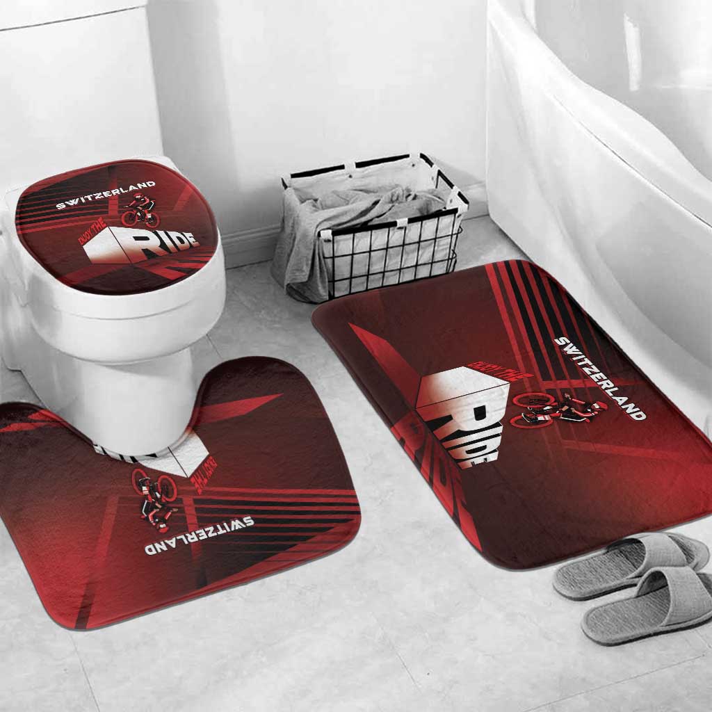 Switzerland Cycling Bathroom Set Sporty Style - Wonder Print Shop