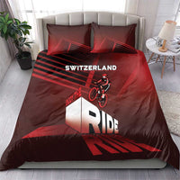 Switzerland Cycling Bedding Set Sporty Style - Wonder Print Shop
