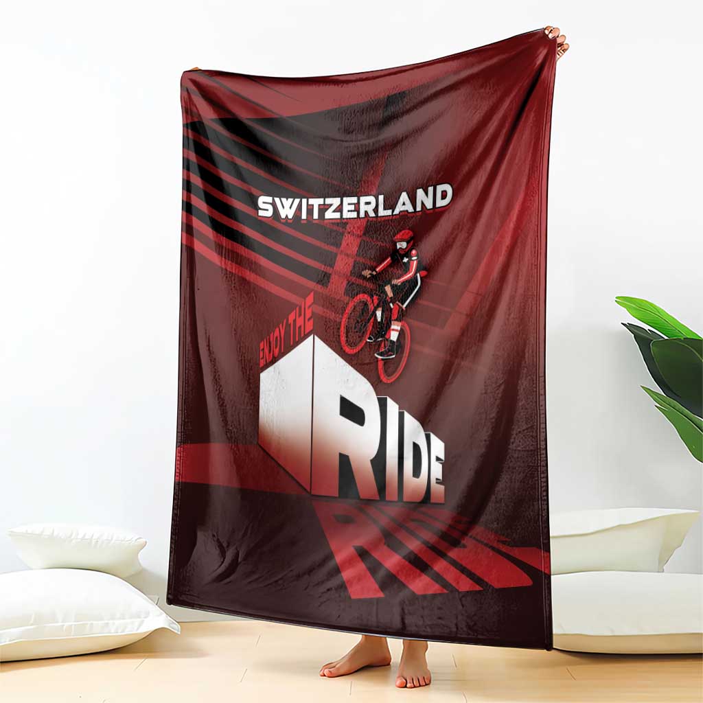 Switzerland Cycling Blanket Sporty Style - Wonder Print Shop