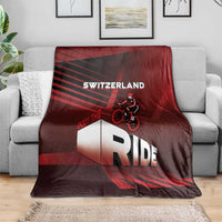 Switzerland Cycling Blanket Sporty Style - Wonder Print Shop