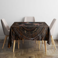 3D Illusion Spooky Clown Halloween Tablecloth Evil Jester Red Balloon Sewer Drain