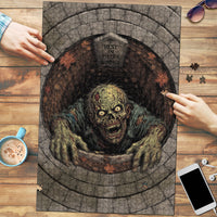 3D Illusion Zombie Halloween Puzzle Undead Ghoul Rest In Pieces Crypt