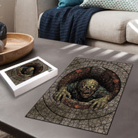 3D Illusion Zombie Halloween Puzzle Undead Ghoul Rest In Pieces Crypt