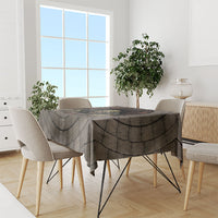 3D Illusion Zombie Halloween Tablecloth Undead Ghoul Rest In Pieces Crypt