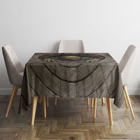 3D Illusion Zombie Halloween Tablecloth Undead Ghoul Rest In Pieces Crypt