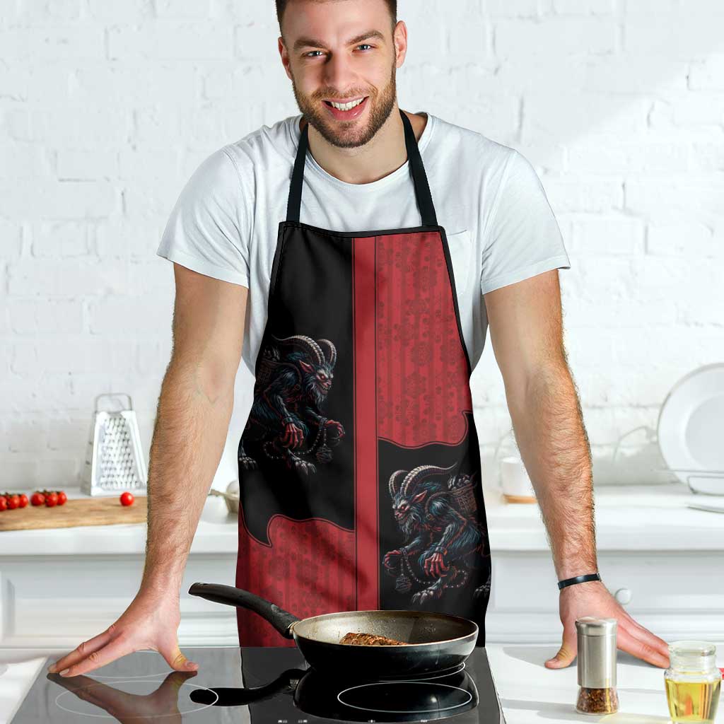 Western Yoke Apron Krampus Christmas Horror Style - Wonder Print Shop