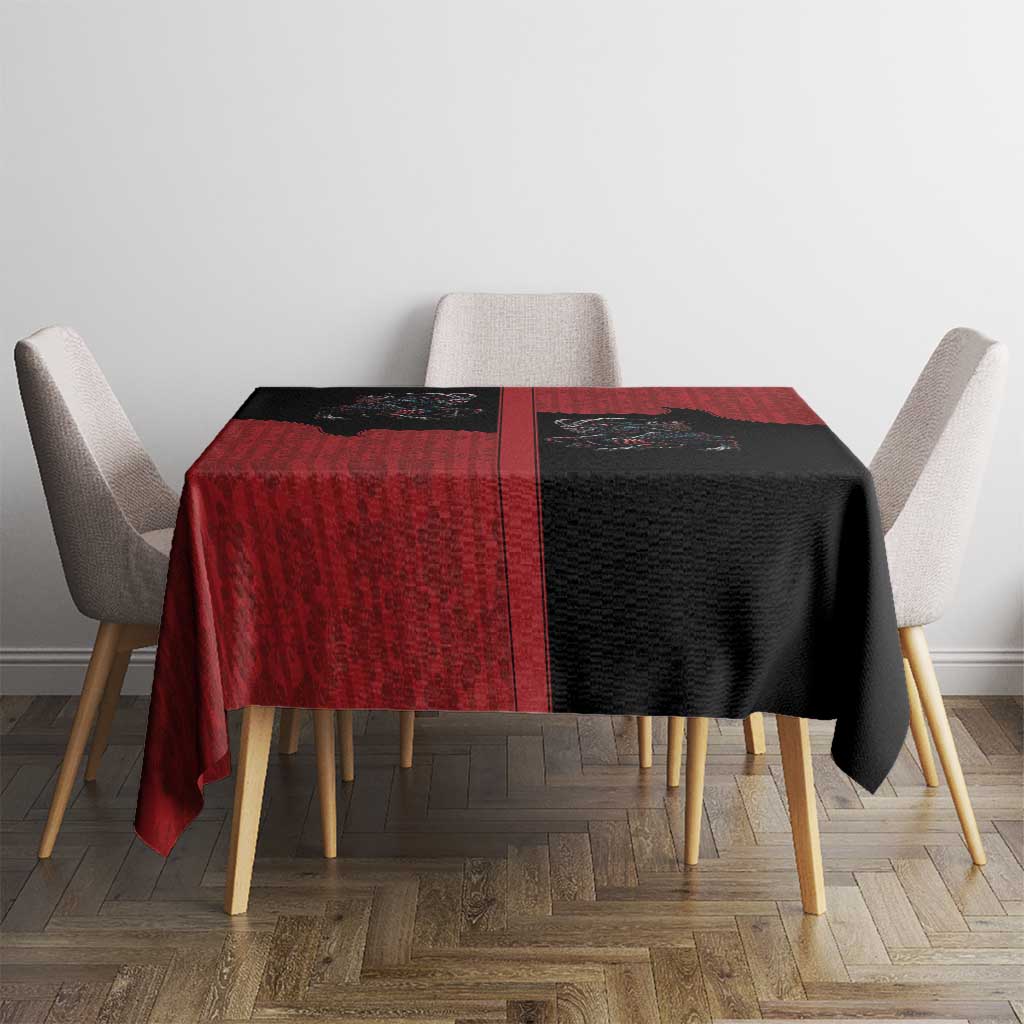 Western Yoke Tablecloth Krampus Christmas Horror Style - Wonder Print Shop
