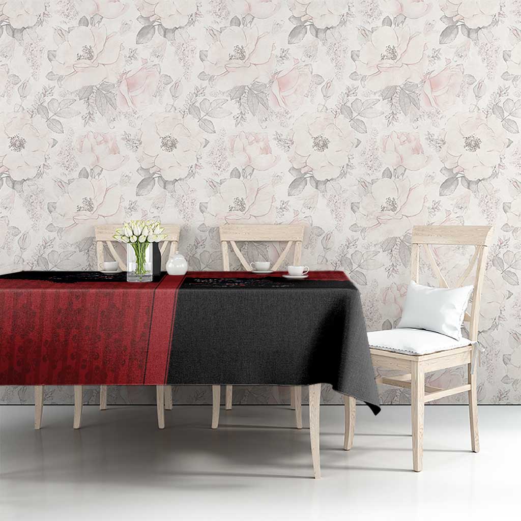 Western Yoke Tablecloth Krampus Christmas Horror Style - Wonder Print Shop