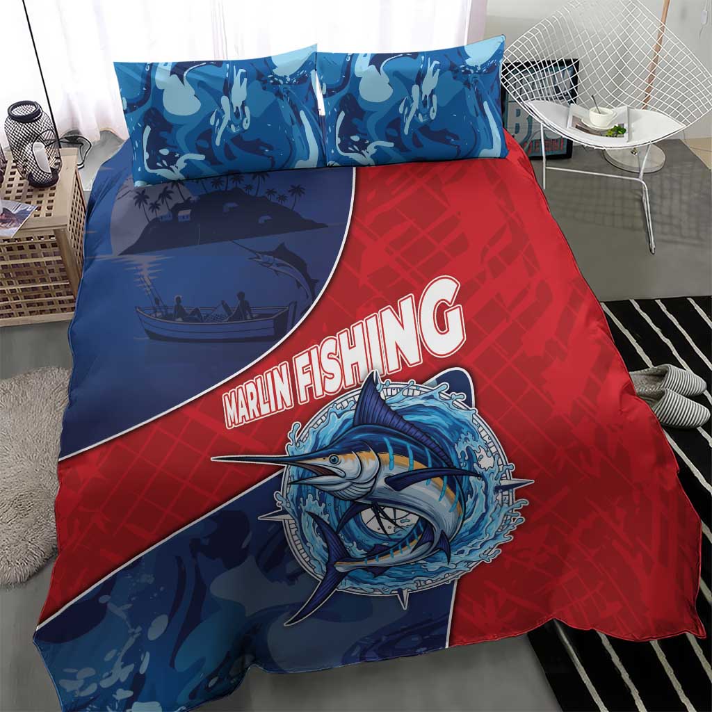 Dominican Republic Fishing Bedding Set Caribbean Master Baiter - Wonder Print Shop