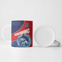 Dominican Republic Fishing Ceramic Mug Caribbean Master Baiter - Wonder Print Shop
