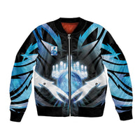 Personalized Bowling Bomber Jacket Cosmic Strike
