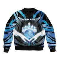 Personalized Bowling Bomber Jacket Cosmic Strike