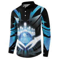 Personalized Bowling Button Sweatshirt Cosmic Strike