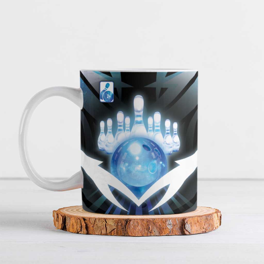 Personalized Bowling Ceramic Mug Cosmic Strike