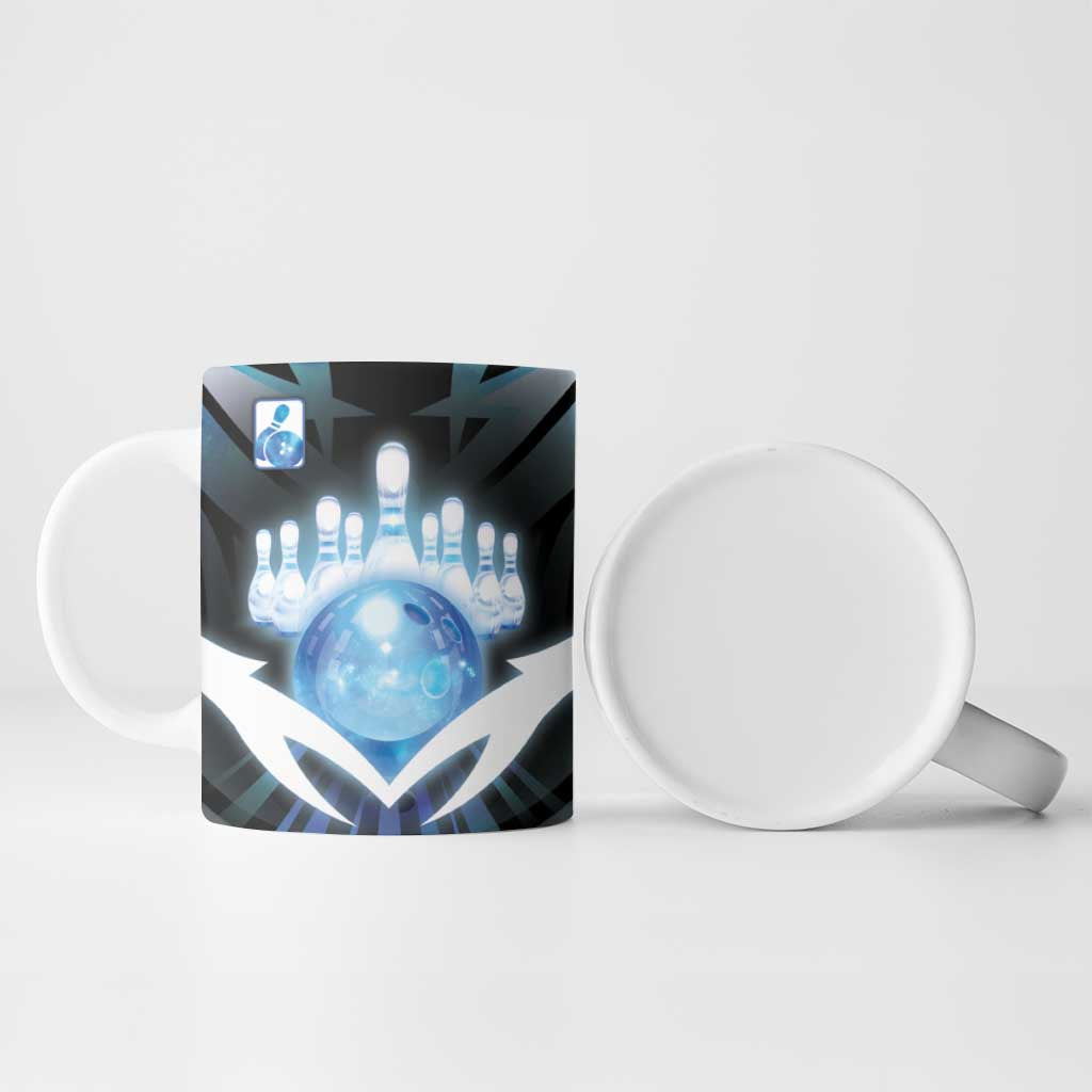 Personalized Bowling Ceramic Mug Cosmic Strike
