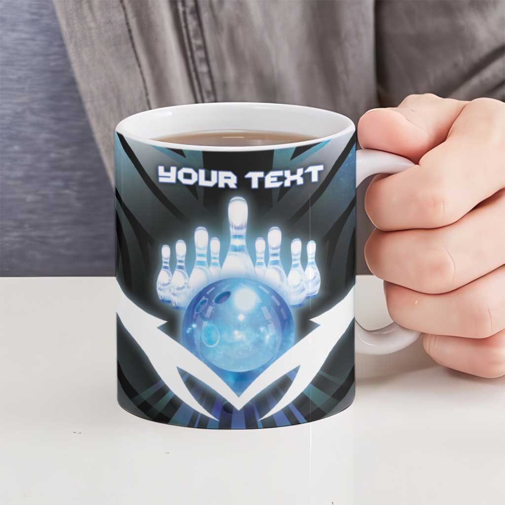 Personalized Bowling Ceramic Mug Cosmic Strike