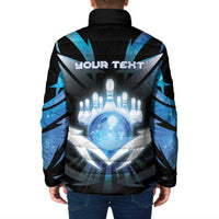 Personalized Bowling Padded Jacket Cosmic Strike