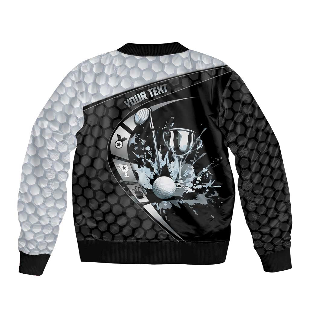 Personalized Golf Bomber Jacket The Honeycomb Golfe