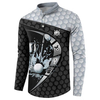 Personalized Golf Button Sweatshirt The Honeycomb Golfe