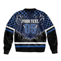 Custom Hockey Bomber Jacket Tribal Strike