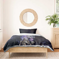 Skull Bedding Set Mentally Ill But Totally Chill