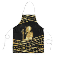 Egyptian God Ptah Apron Gold Mummy Wrap Hieroglyphics Patterns