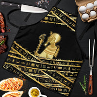 Egyptian God Ptah Apron Gold Mummy Wrap Hieroglyphics Patterns