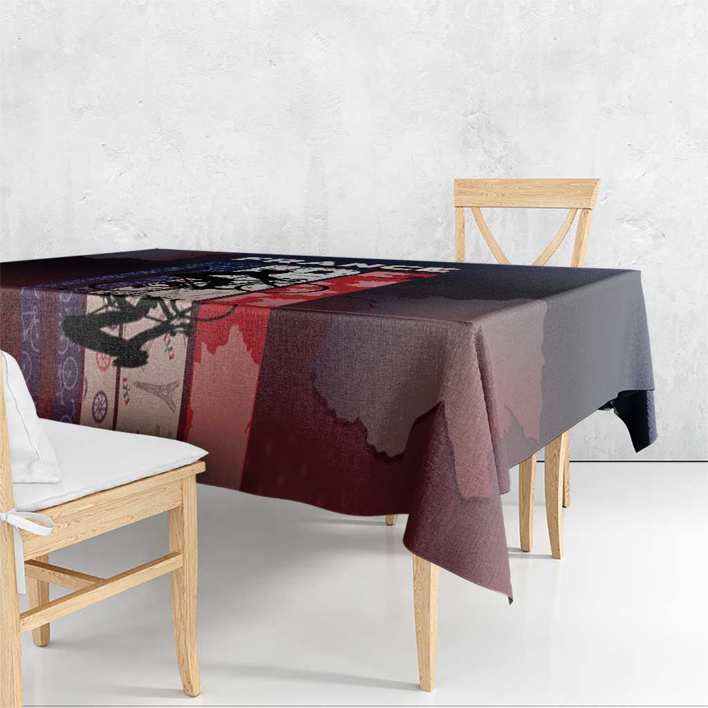 France Cycling Tablecloth Ride With Cyclist - Wonder Print Shop